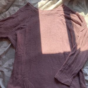 Waffle knot long sleeve